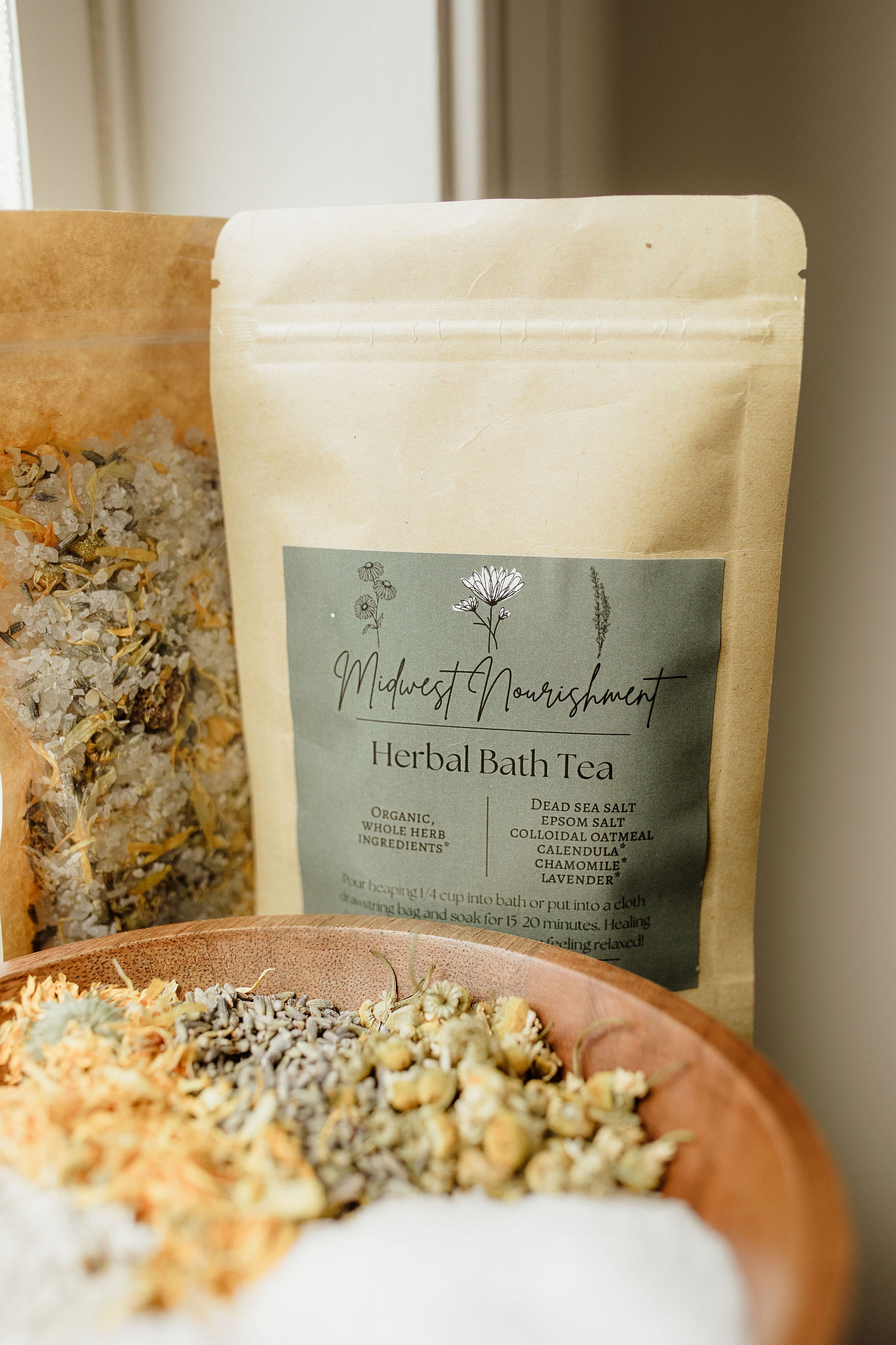 Self-Love Herbal Bath Tea - Herbal Bath Teas - Mind, Body, & Metanoia